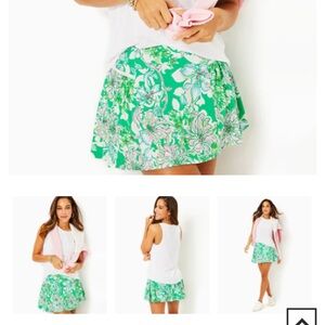 Lilly Pulitzer printed tennis skort